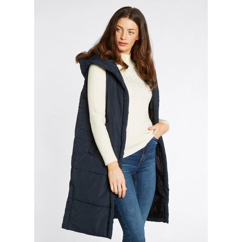Veste longue matelassée sans manche Ryan Femme Dubarry