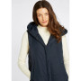 Veste longue matelassée sans manche Ryan Femme Dubarry