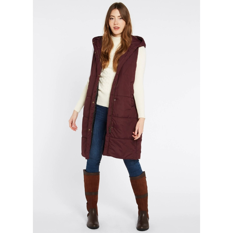 Veste longue matelassée sans manche Ryan Femme Dubarry