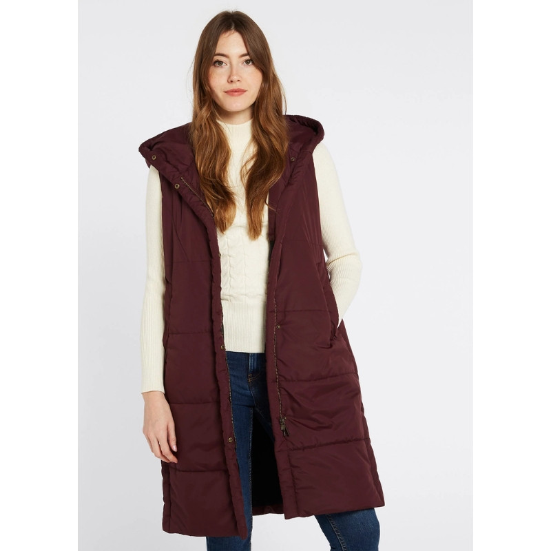 Veste longue matelassée sans manche Ryan Femme Dubarry