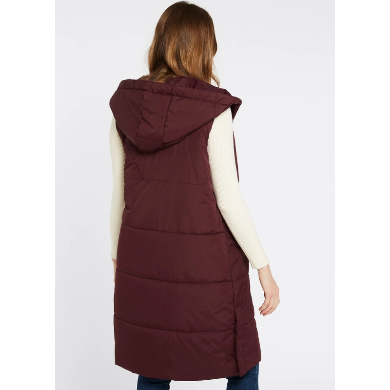 Veste longue matelassée sans manche Ryan Femme Dubarry