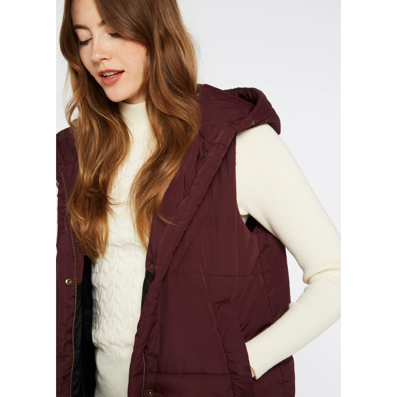 Veste longue matelassée sans manche Ryan Femme Dubarry