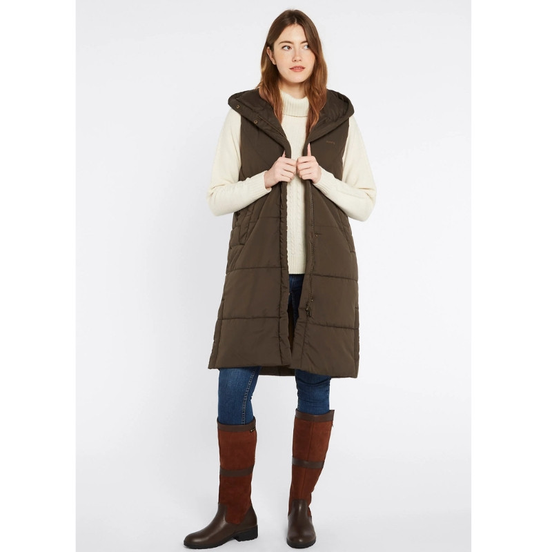 Veste longue matelassée sans manche Ryan Femme Dubarry
