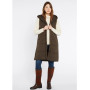 Veste longue matelassée sans manche Ryan Femme Dubarry
