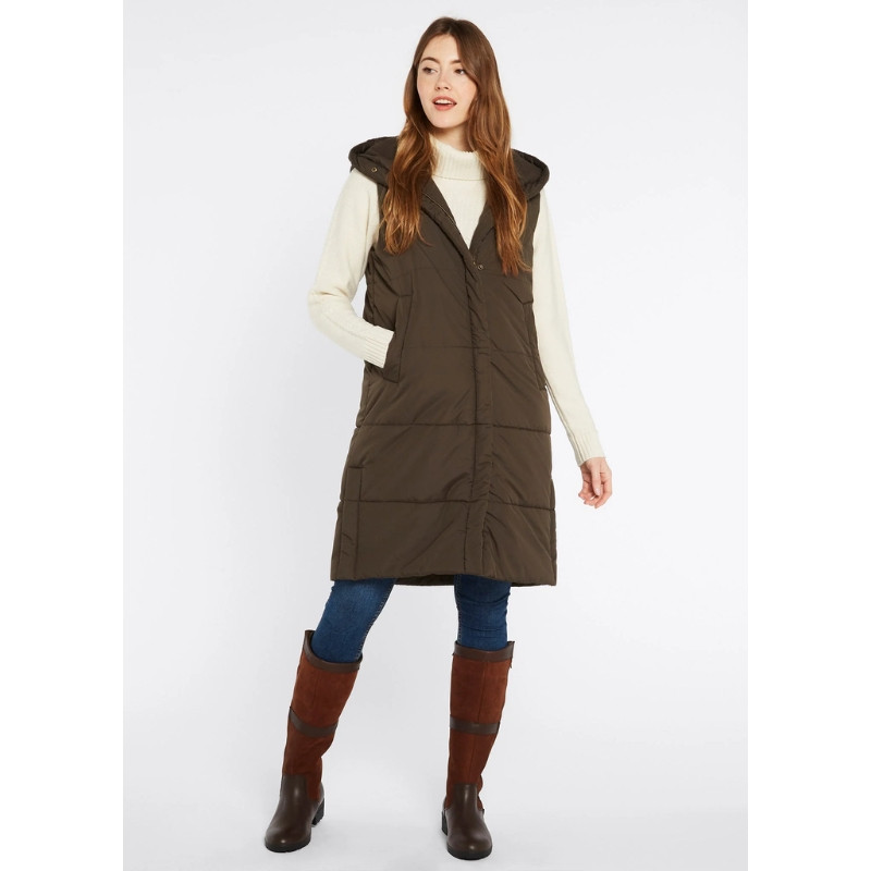 Veste longue matelassée sans manche Ryan Femme Dubarry