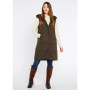 Veste longue matelassée sans manche Ryan Femme Dubarry