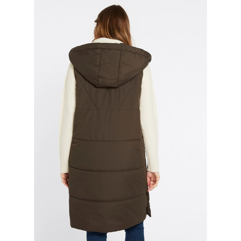 Veste longue matelassée sans manche Ryan Femme Dubarry