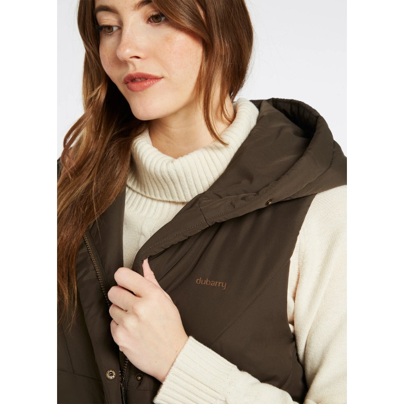 Veste longue matelassée sans manche Ryan Femme Dubarry