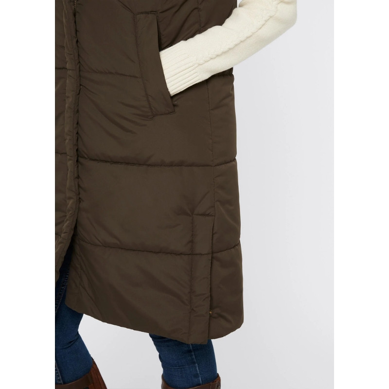 Veste longue matelassée sans manche Ryan Femme Dubarry