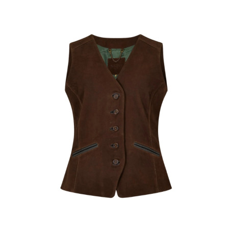 Gilet en cuir Greville Femme Dubarry