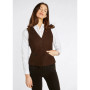 Gilet en cuir Greville Femme Dubarry