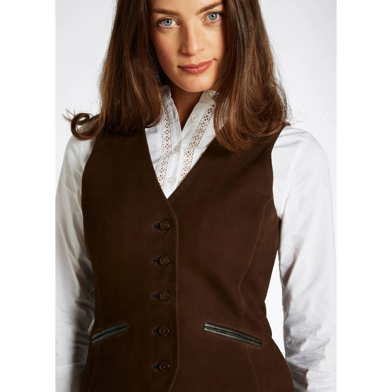 Gilet en cuir Greville Femme Dubarry
