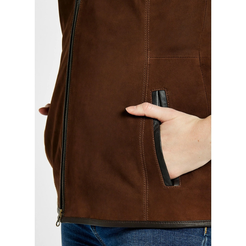 Damesgilet Kingston leer Dubarry