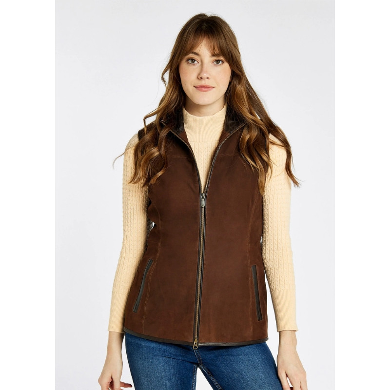 Gilet en cuir Kingston Femme Dubarry
