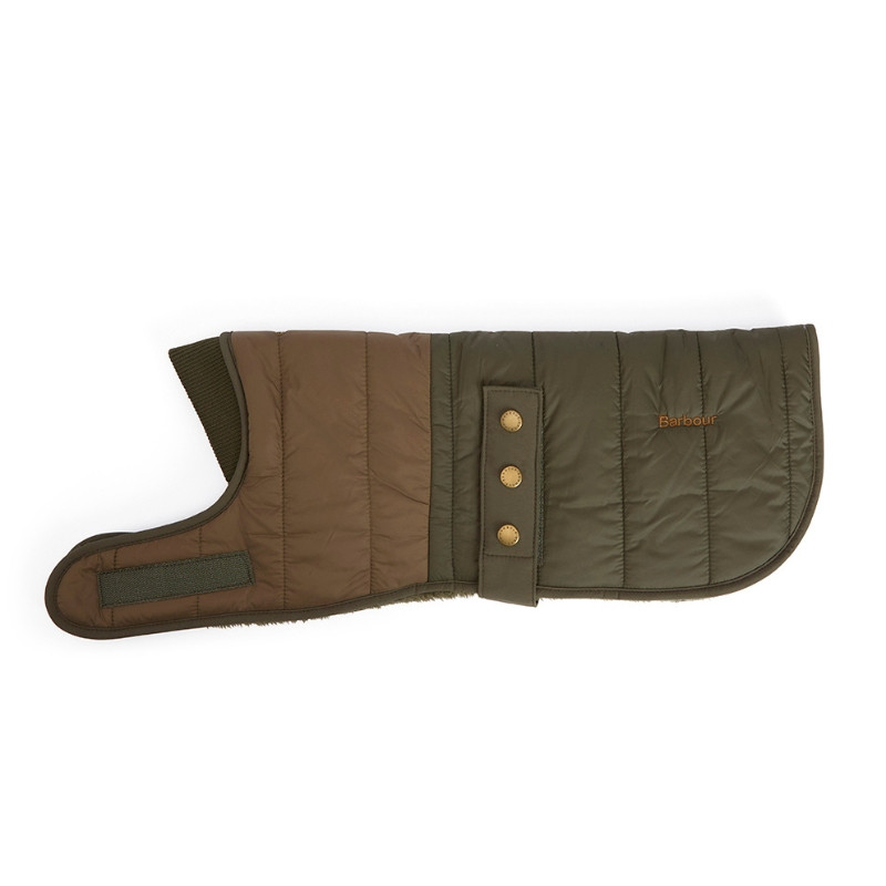 Brampton Barbour gewatteerde hondenjas