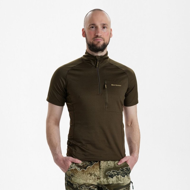 T-Shirt Isolant Col zip Excape Deerhunter