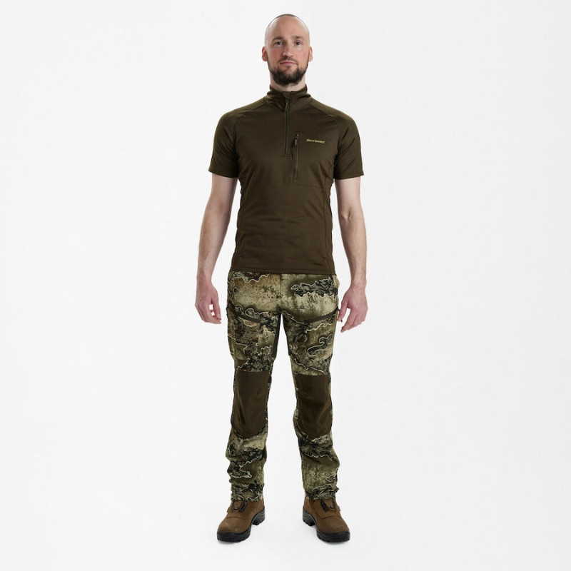 T-shirt Isolant Col rits Excape Deerhunter