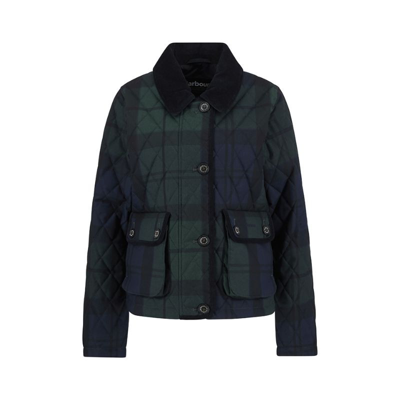 Veste matelassée Loudon Tartan femme Barbour