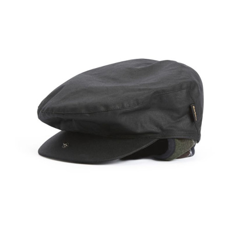Casquette Plate Cheviot coton ciré Barbour