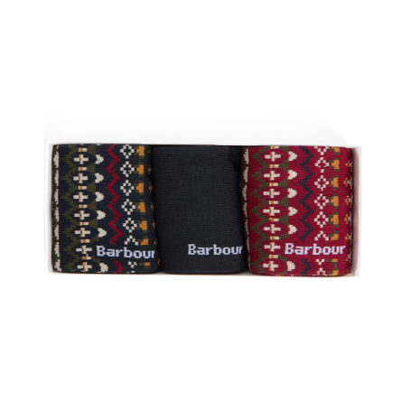 Barbour Fair Isle Marlow sokken geschenkset