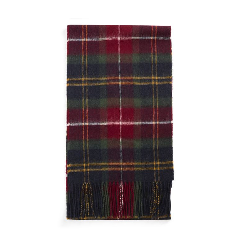 Écharpe en laine et cachemire tartan Barbour