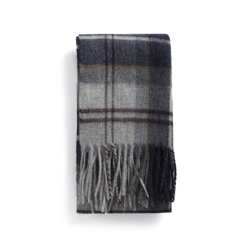 Écharpe en laine et cachemire tartan Barbour