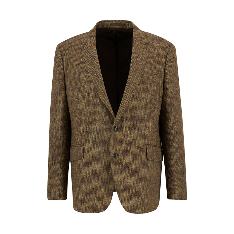 Veste Enfant En Tweed Marron Shires Malvern - Taille 24 - Neuve Avec étiquette