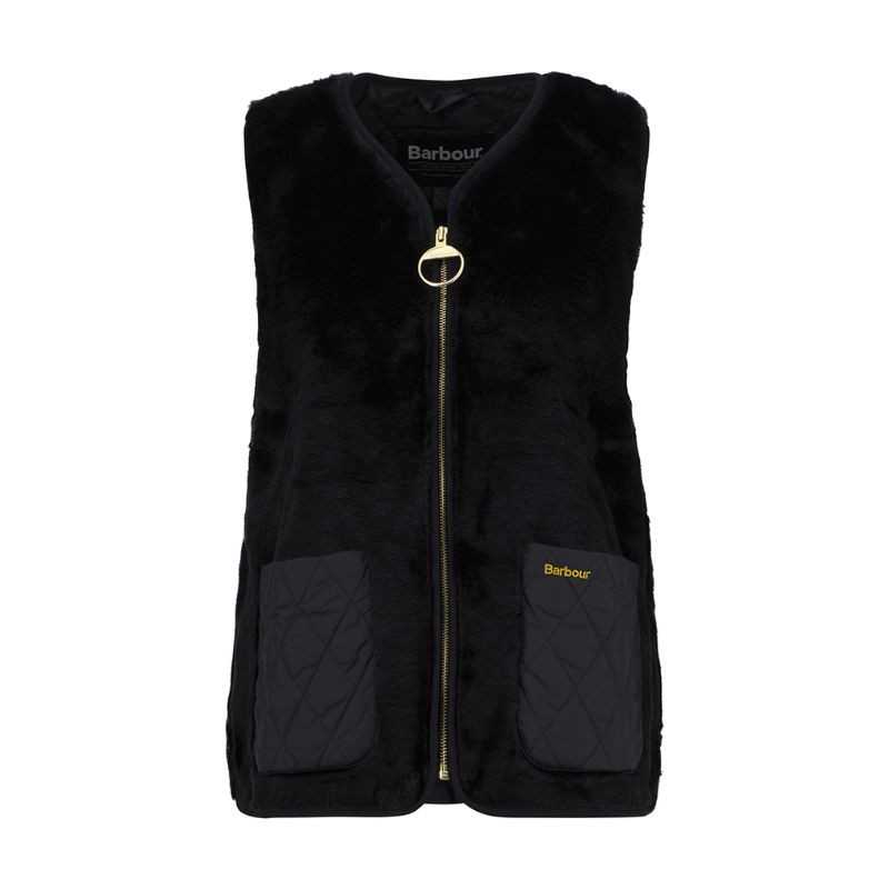 Karin Barbour gilet met imitatiebont voor dames