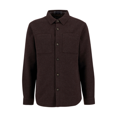 Surchemise en laine à chevrons Marlow Barbour