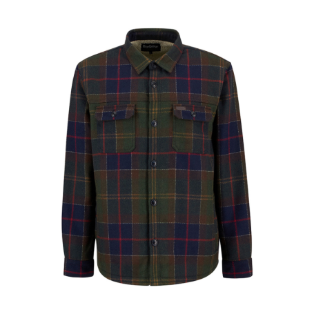 Willberry Barbour geborsteld geruit overhemd