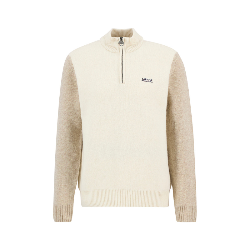 Barbour International Hutchy trui met halve rits