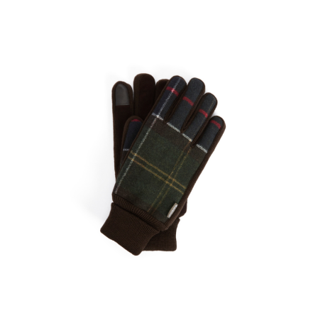 Gants à motif Tartan Hackney Barbour
