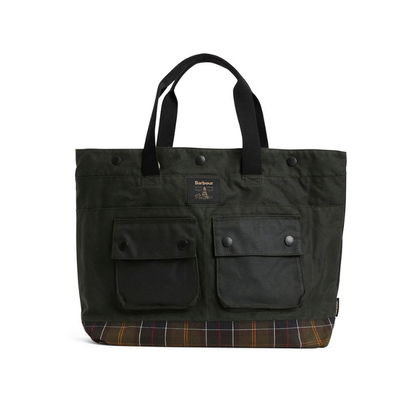 Sac cabas huilé Field Barbour