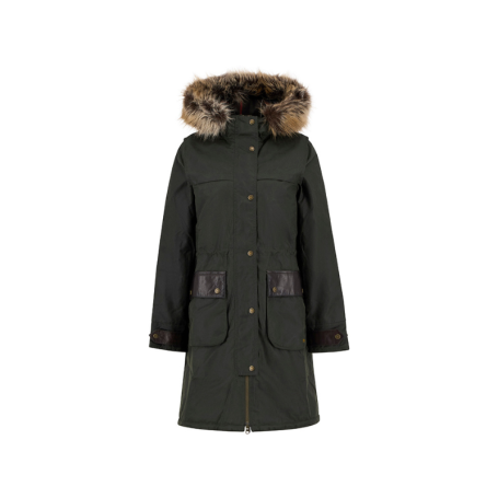 Parka huilée Durham City Femme Barbour