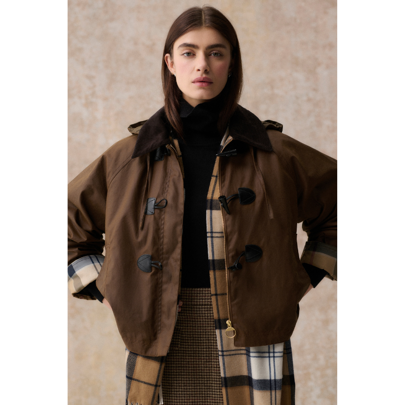 Veste huilée Duffle Myra Femme Barbour