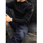 Pull marin Compas Marine Nationale x Saint James