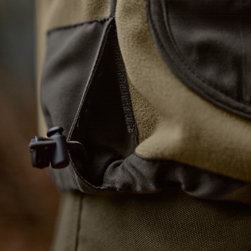 Omkeerbaar fleecevest Kamko Bronze/Willow Green Härkila