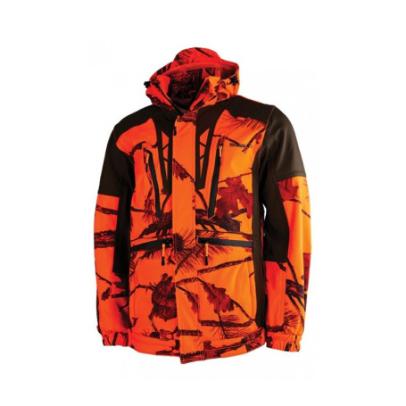 Veste softshell camo orange Somlys