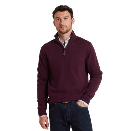 pull homme Best Guest col montant zip laine épaisse 703 vert
