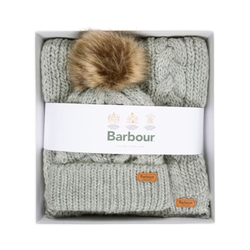 Coffret Bonnet et écharpe Penshaw Barbour