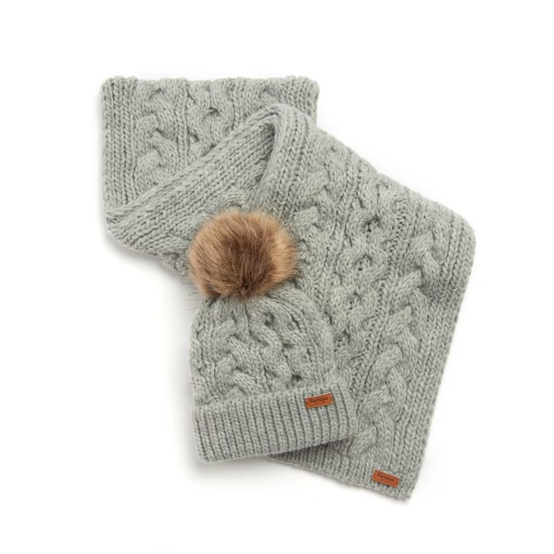 Coffret Bonnet et écharpe Penshaw Barbour