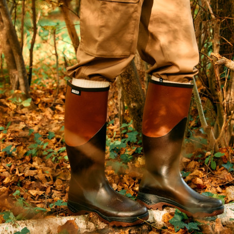 Sac à Bottes Aigle Wellington - Marron - Occasion - Pour Bottes De Marche