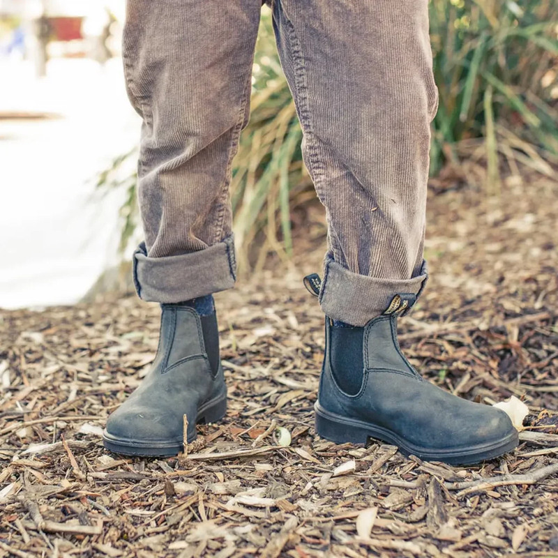 Boots Chelsea enfant Rustic Black 1325 Blundstone