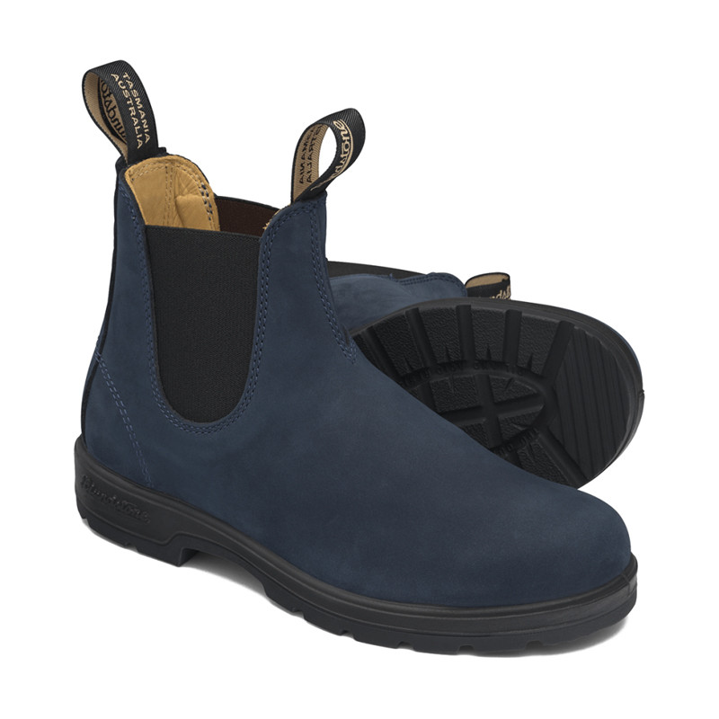 Laarzen Chelsea Klassiek mixte Navy Nubuck 1940 Blundstone
