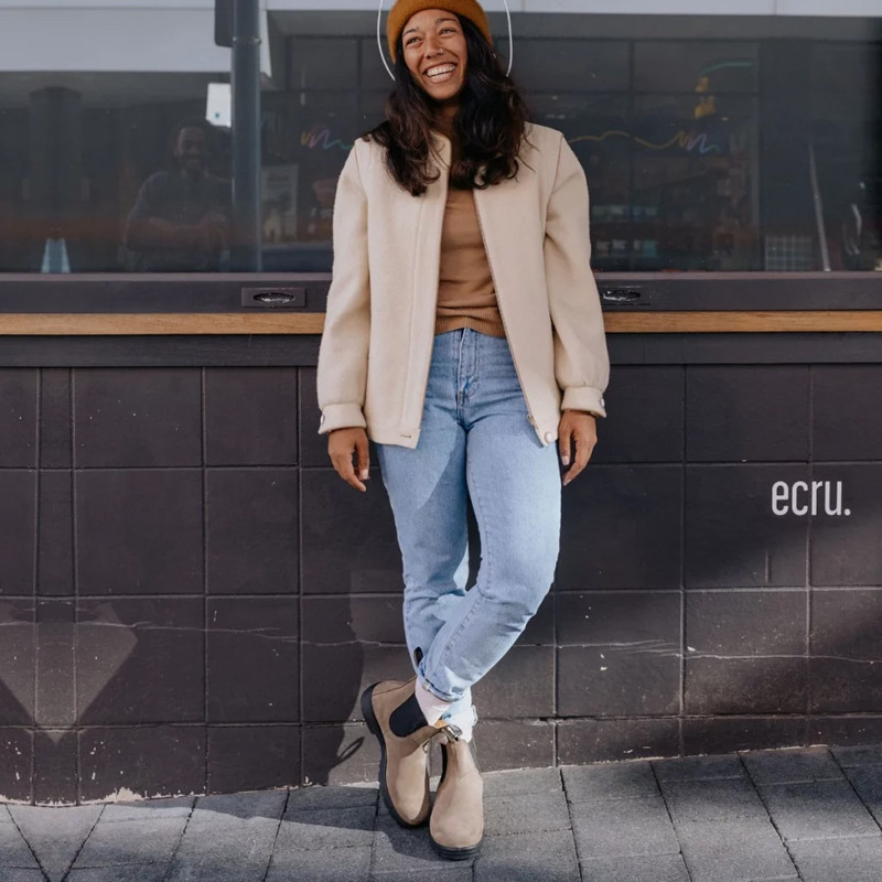 Laarzen Chelsea Classic mixte Stone Nubuck 1941 Blundstone