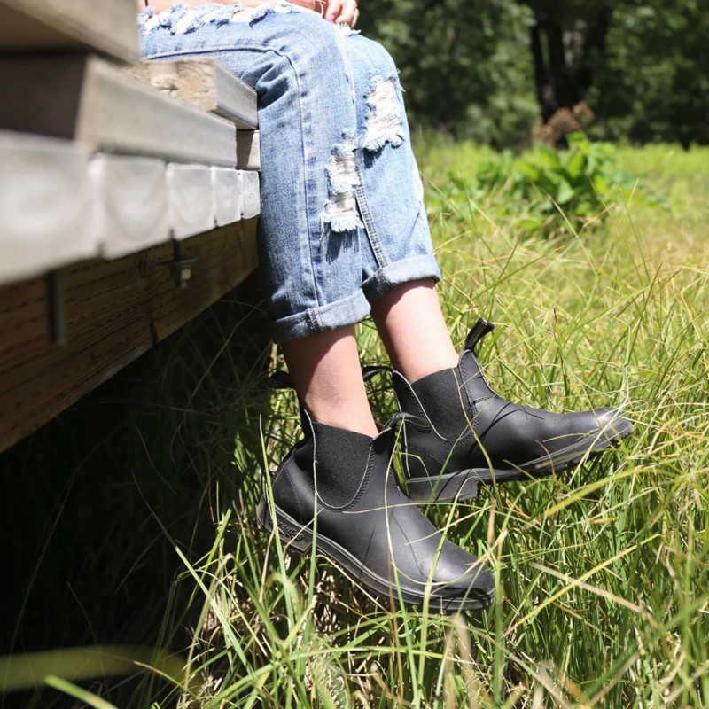 Boots Chelsea Classic mixte Noir 558 Blundstone