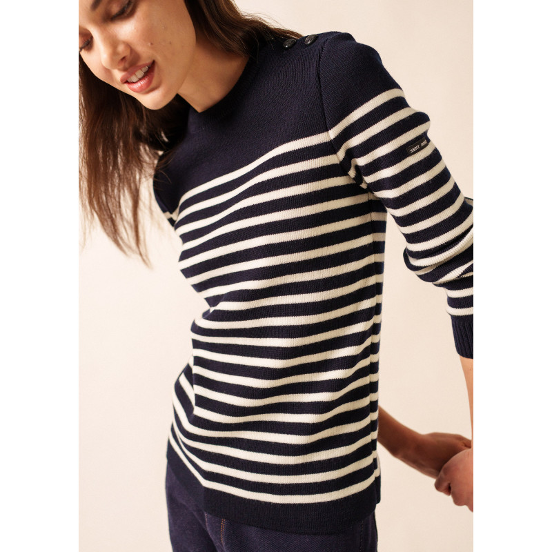 Pull Rochefort rayé femme Saint James