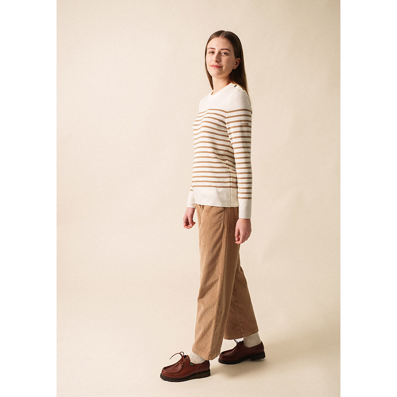 Gestreepte matrozen trui Brégançon Dames Saint James