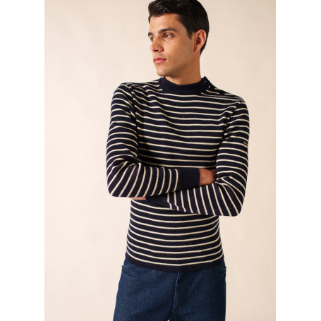 Pull Matelot rayé Saint James