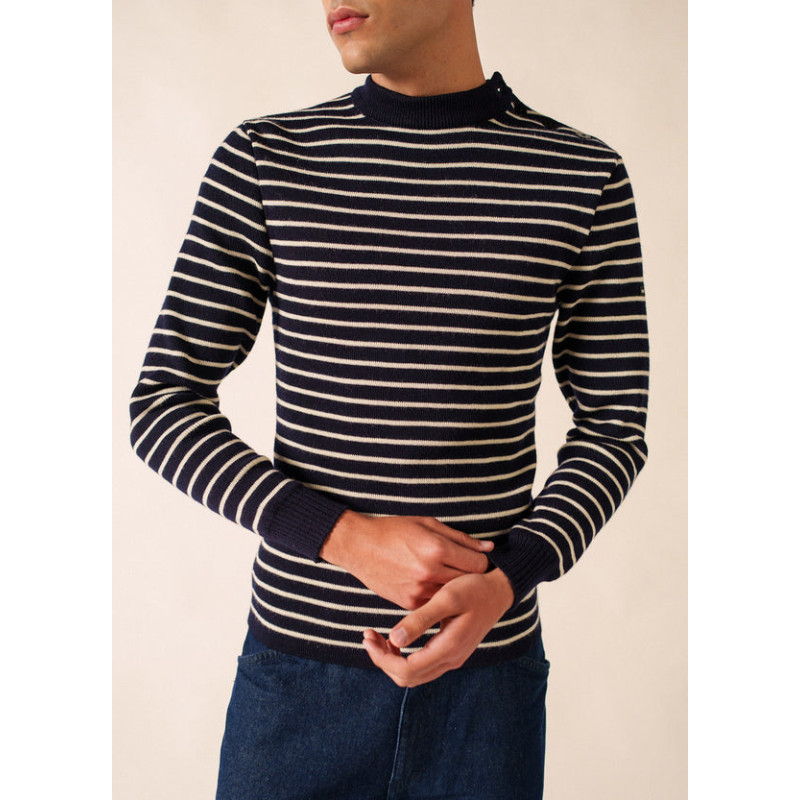 Pull Matelot rayé Saint James